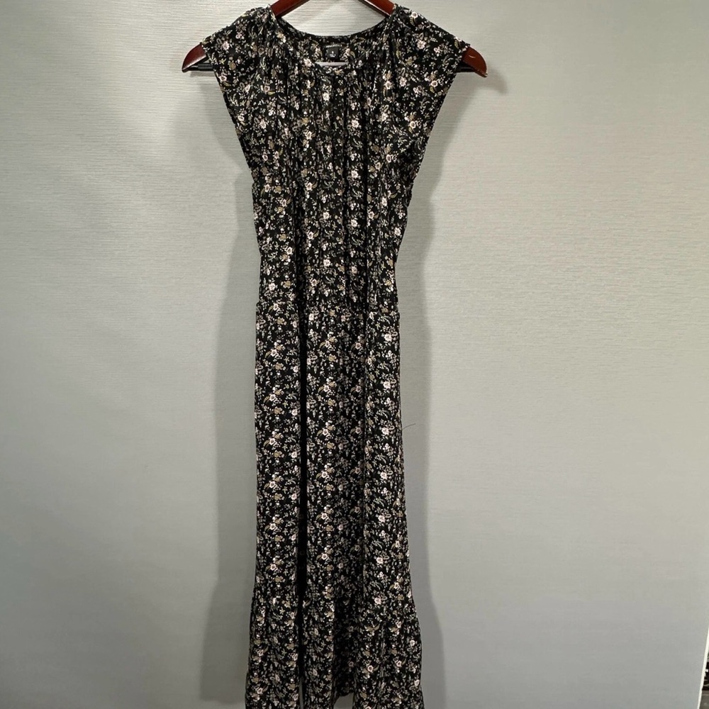 J Crew Mercantile Dress Womens Small Midi Superbloom Floral Flounce Romantic
